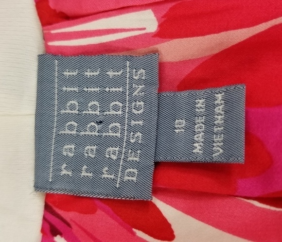 Rabbit women's size 10 dress lined short sleeve - Picture 5 of 7